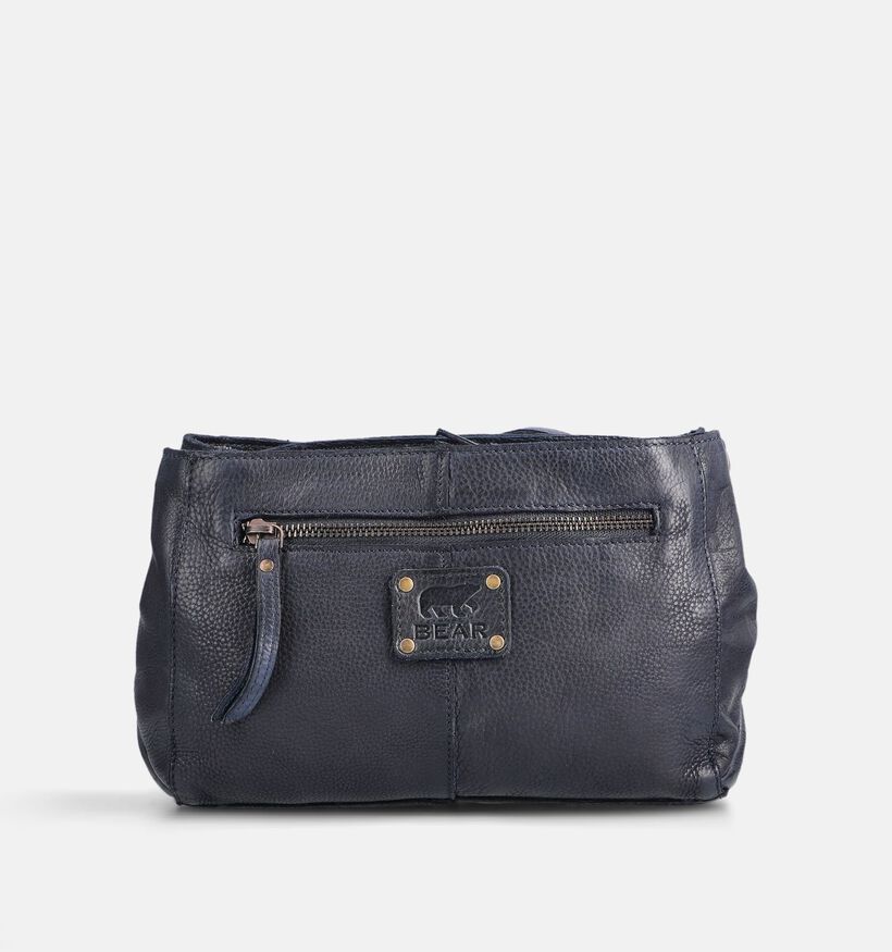 Bear Design Sac port&eacute; crois&eacute; en Bleu pour femmes (375777)