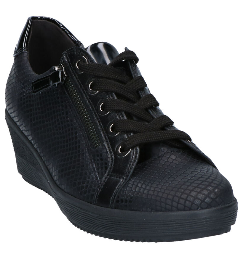 Gabor OptiFit Chaussures basses en Noir en cuir (260233)