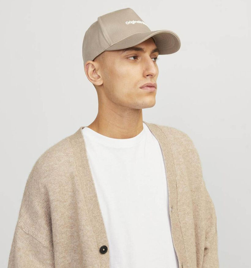 Jack & Jones Vesterbro Casquette en Beige pour hommes, femmes (345867)