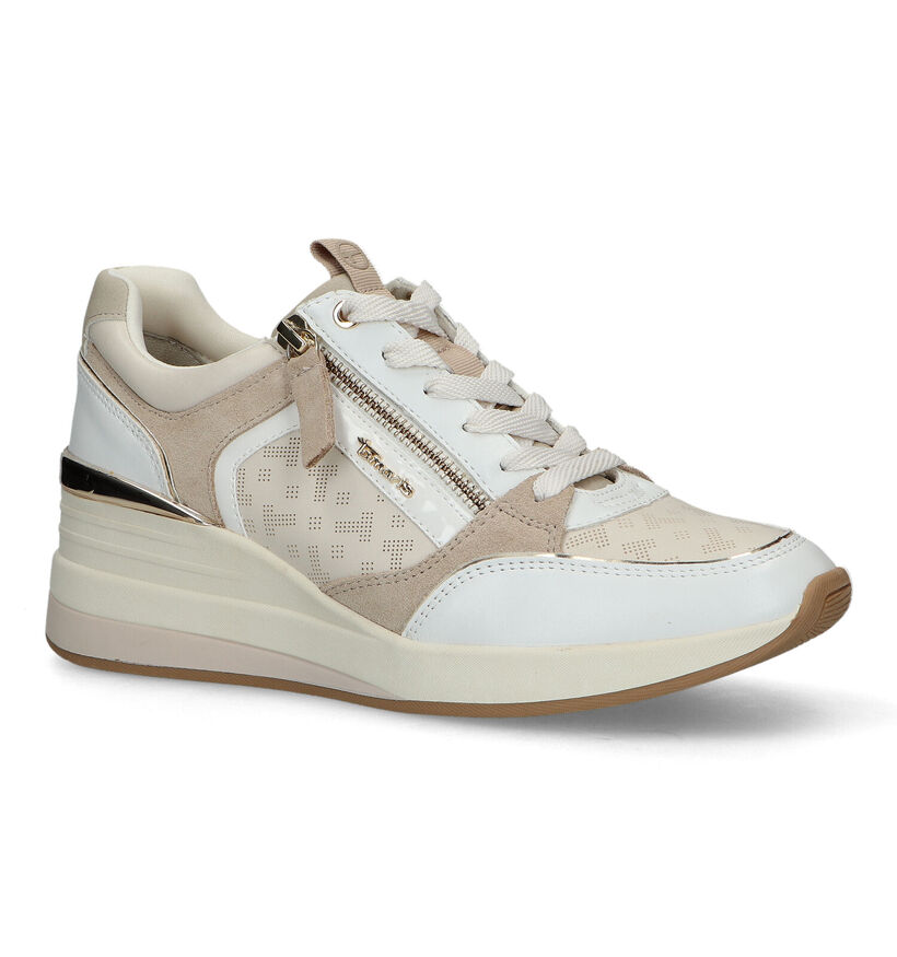 Tamaris Baskets casual en Blanc en cuir (320517)