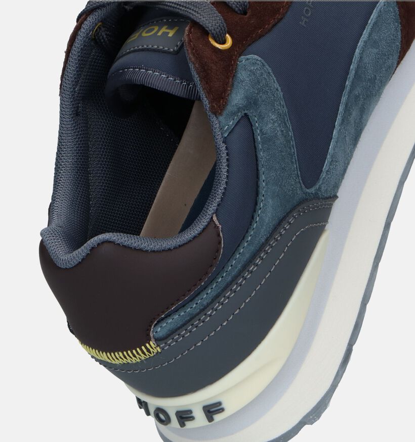 HOFF City Bari Blauwe Veterschoenen voor heren (343716) - geschikt voor steunzolen
