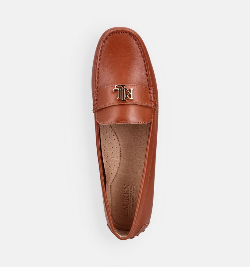 Polo Ralph Lauren Barnsburry Loafers en Cognac pour femmes (372001)