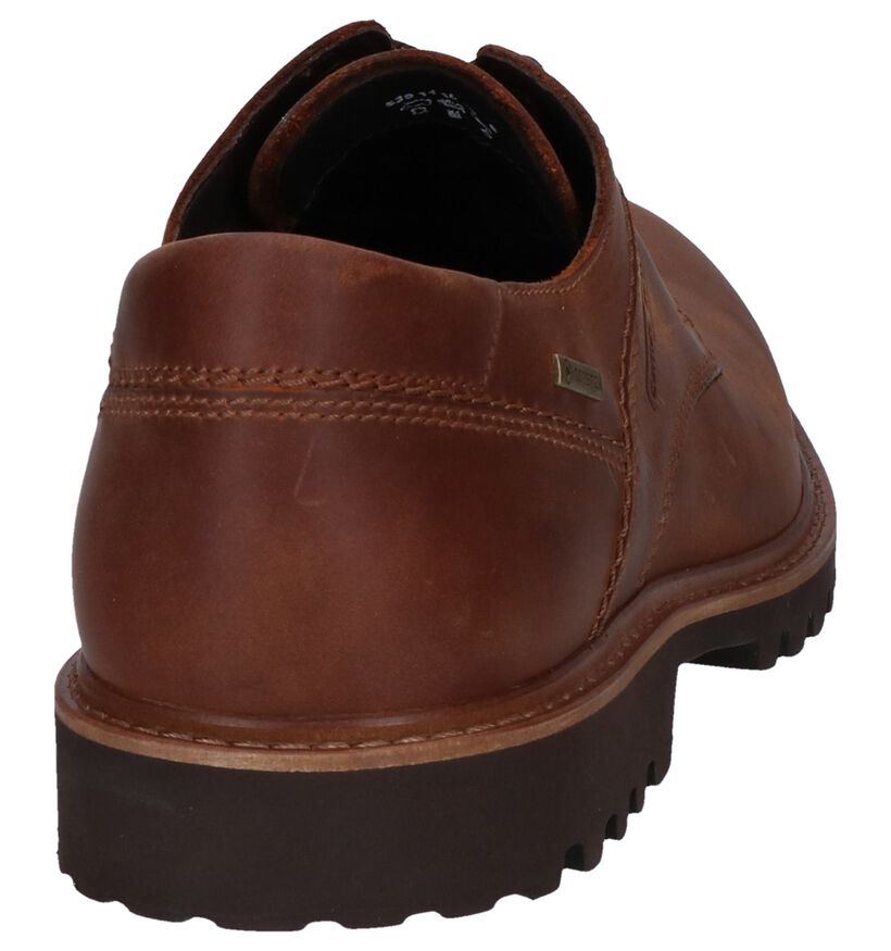 Camel Active University Chaussures Basses en Cognac en cuir (259369)