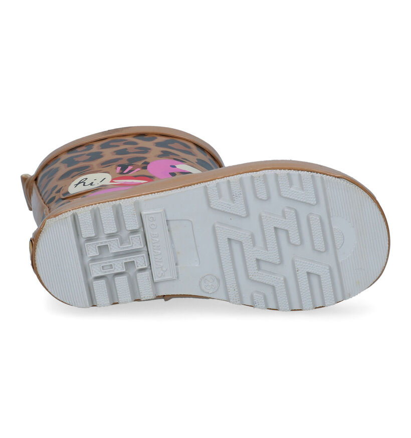 Go Banana's Flamingo Beige Regenlaarzen voor meisjes (315338)