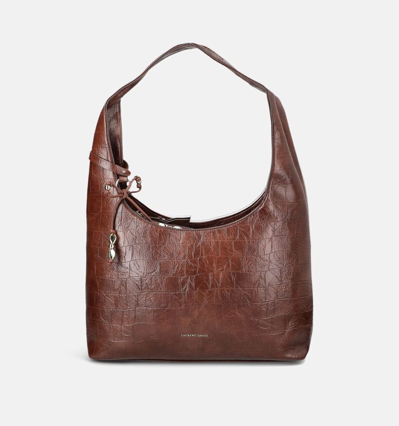 Laurent David Cognac Schoudertas voor dames (381472)