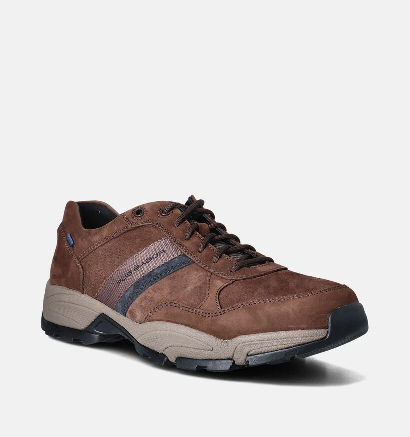 Pius Gabor Bruine Veterschoenen voor heren (314718) - geschikt voor steunzolen