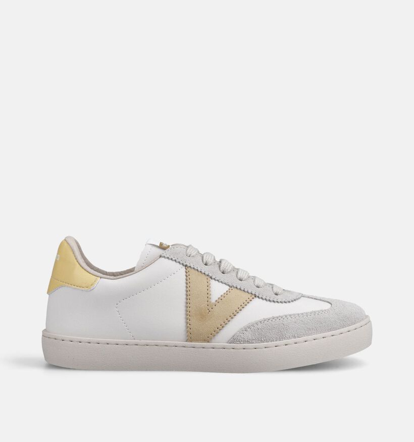 Victoria Witte/Gele Sneakers voor dames (369922)