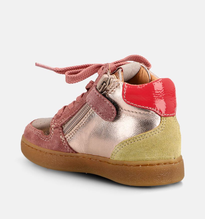 FR by Romagnoli Baskets pour b&eacute;b&eacute; en Rose pour filles (380635) - pour semelles orthop&eacute;diques