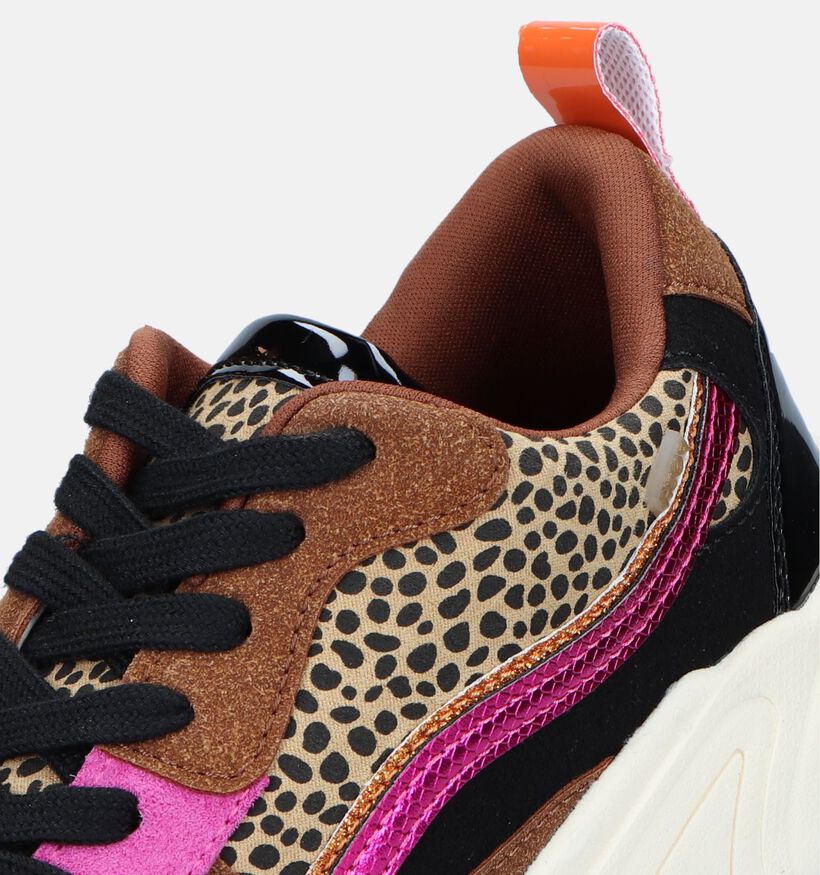 Posh by Poelman Baskets casual en Marron pour femmes (345006)
