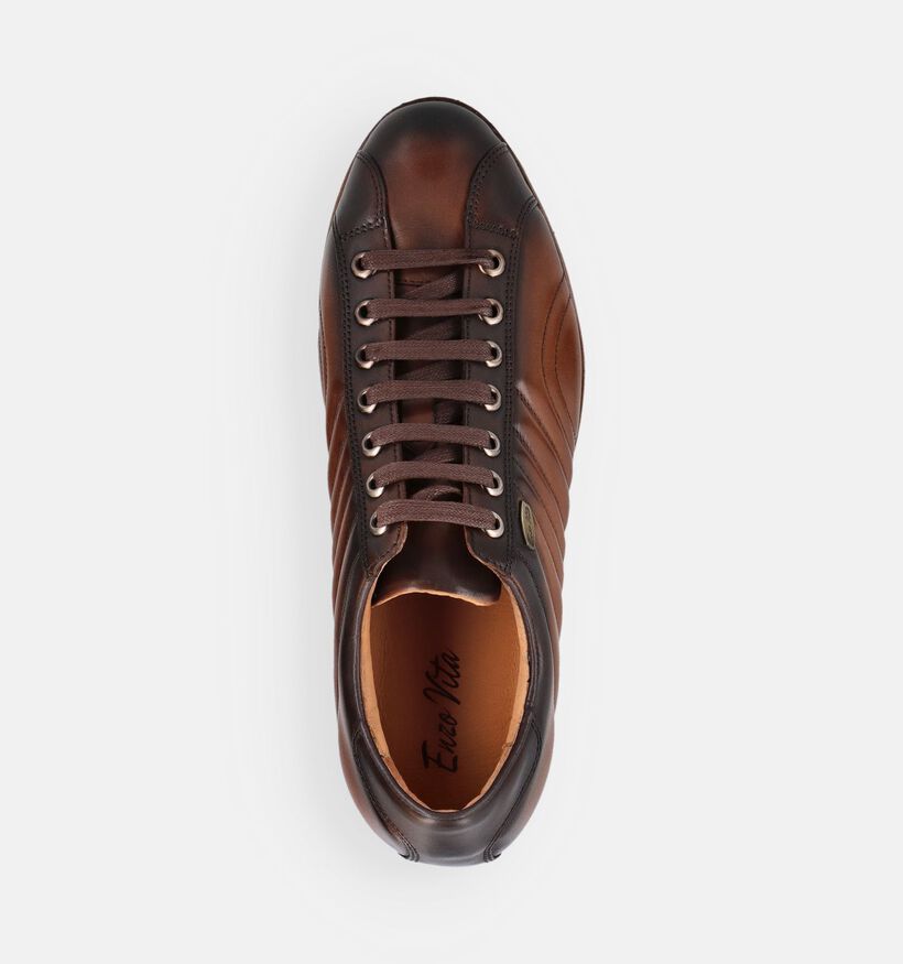 Enzo Vita Achille 11 Chaussures plates en Marron pour hommes (382290) - pour semelles orthop&eacute;diques