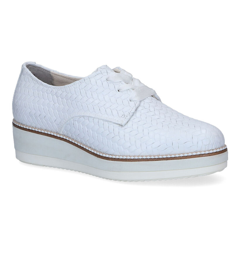 Tamaris Pure Relax Chaussures à lacets en Blanc en cuir (306359)
