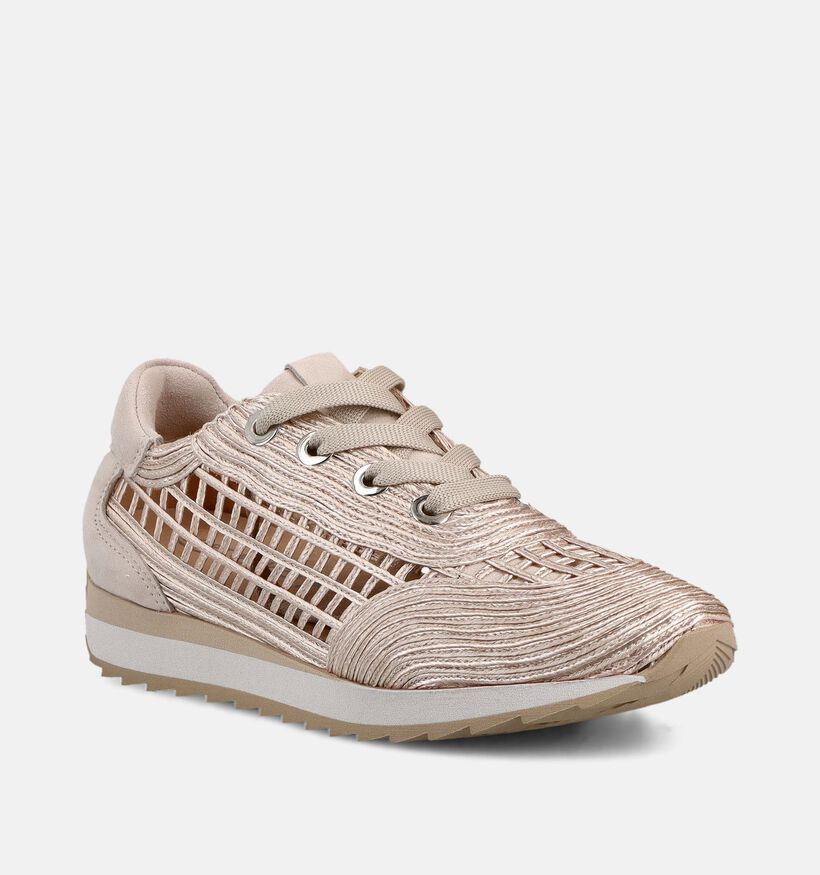 Softwaves Raffia Beige Sneakers voor dames (373382) - geschikt voor steunzolen