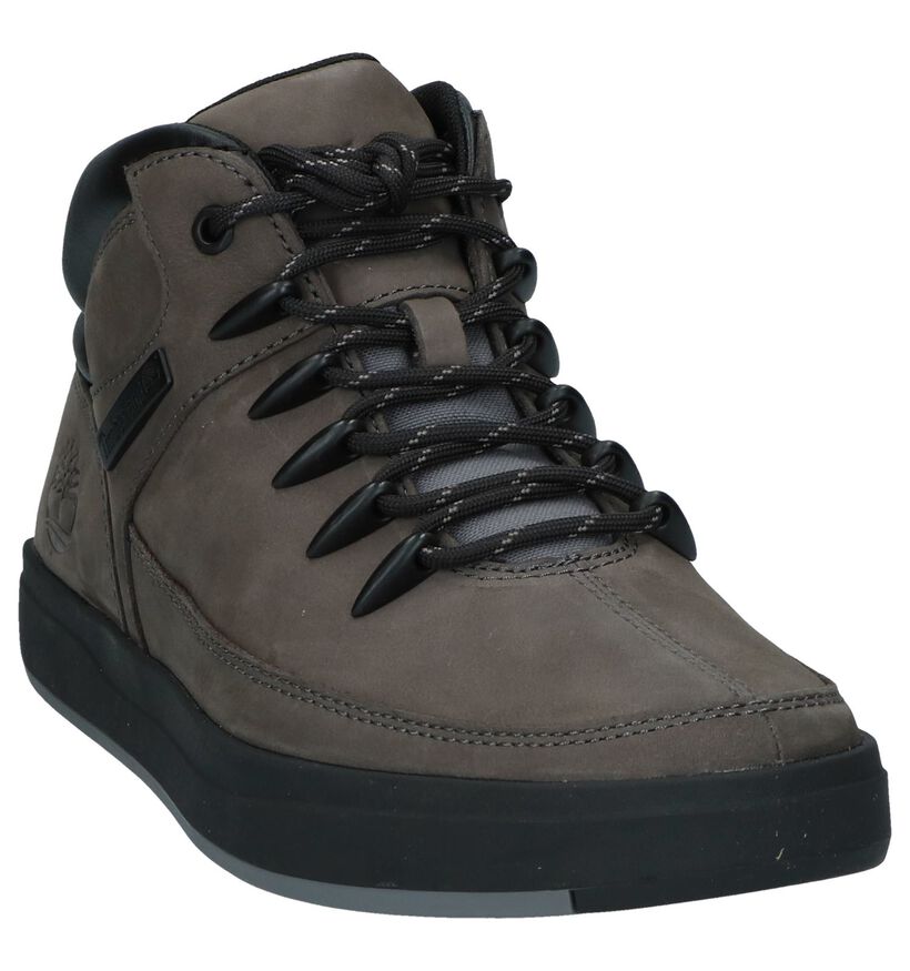 Cupsole Chaussures hautes en Noir en nubuck (232308)