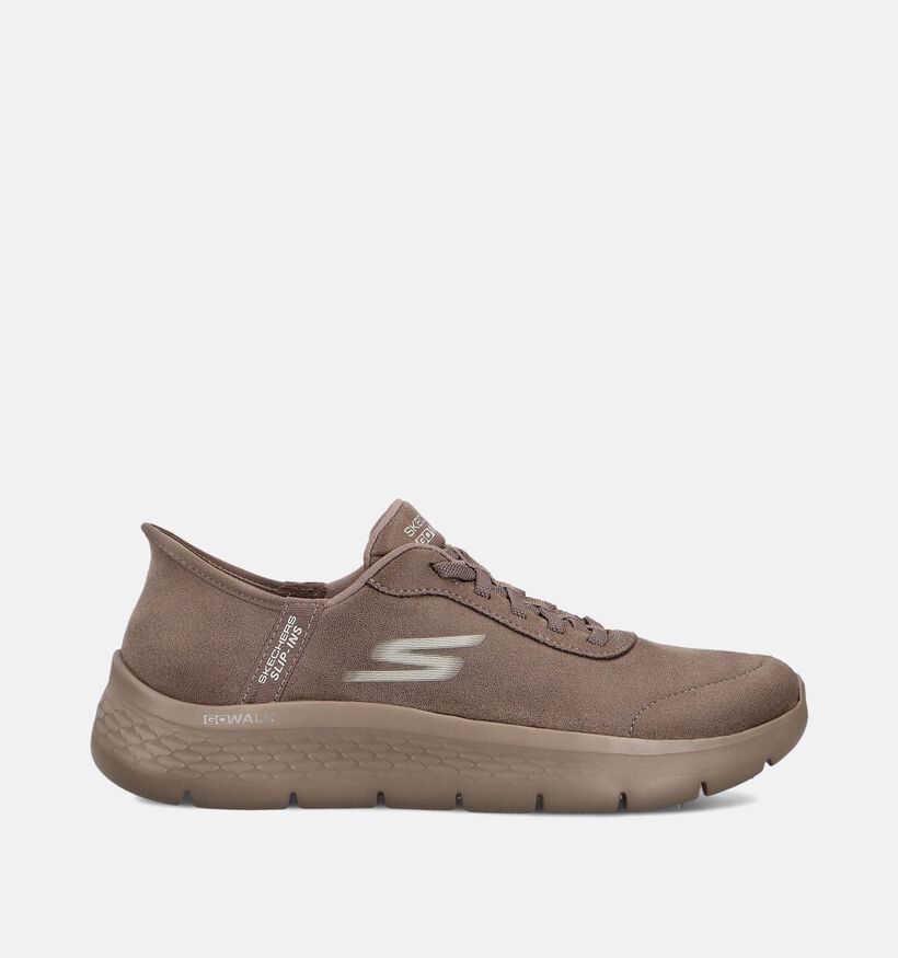 Skechers GO WALK Flex Mali Memory Foam Baskets sportives en Marron pour femmes (360890)