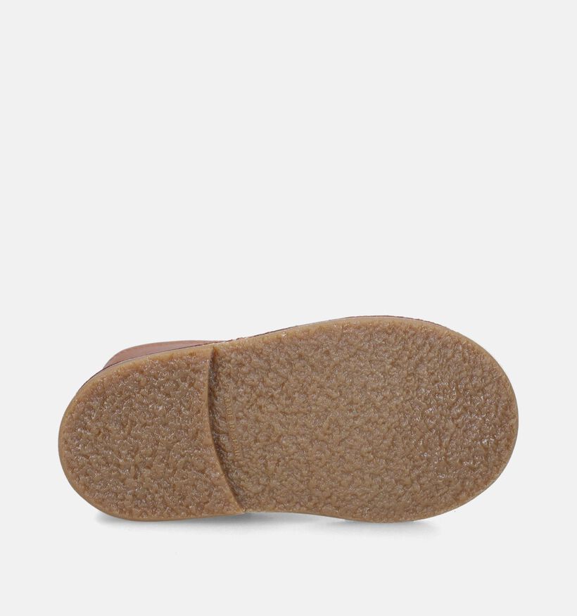 Milo & Mila Bottes courtes en Cognac pour filles (348092)