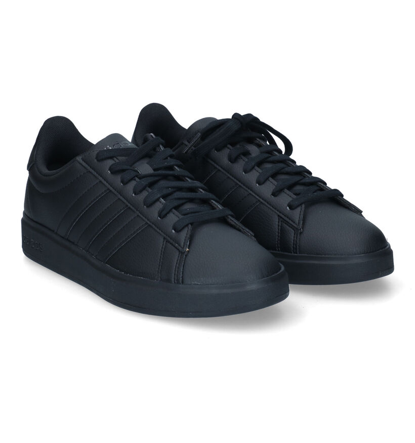 adidas Grand Court Zwarte Sneakers voor heren (316569) - geschikt voor steunzolen