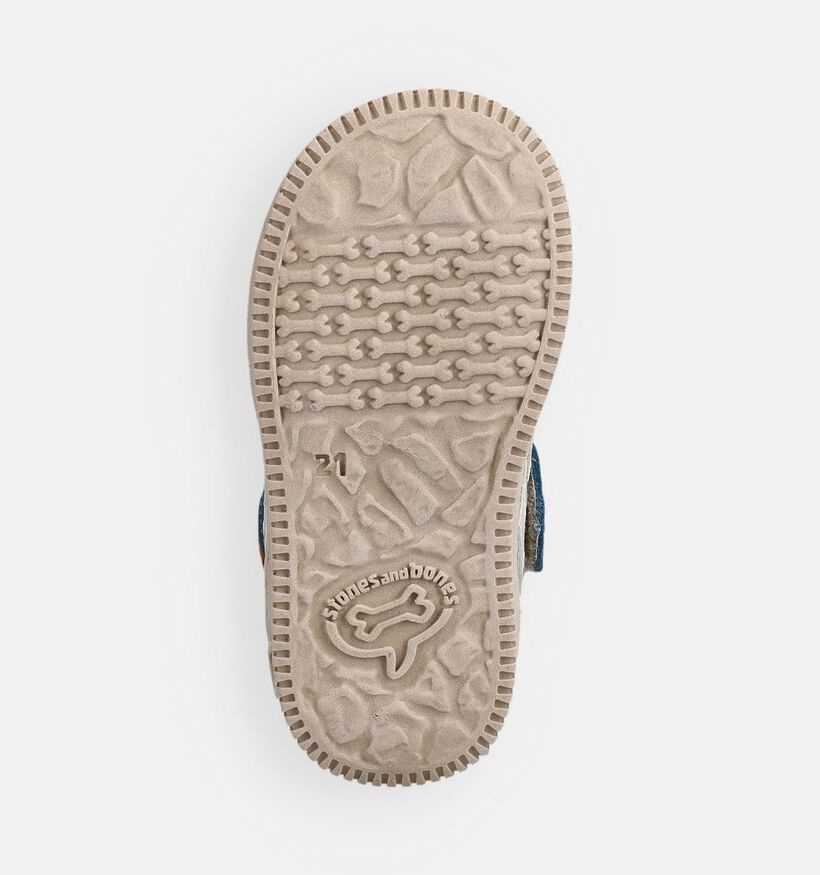 STONES and BONES Nomi Groene Babysneakers voor jongens (369613) - geschikt voor steunzolen