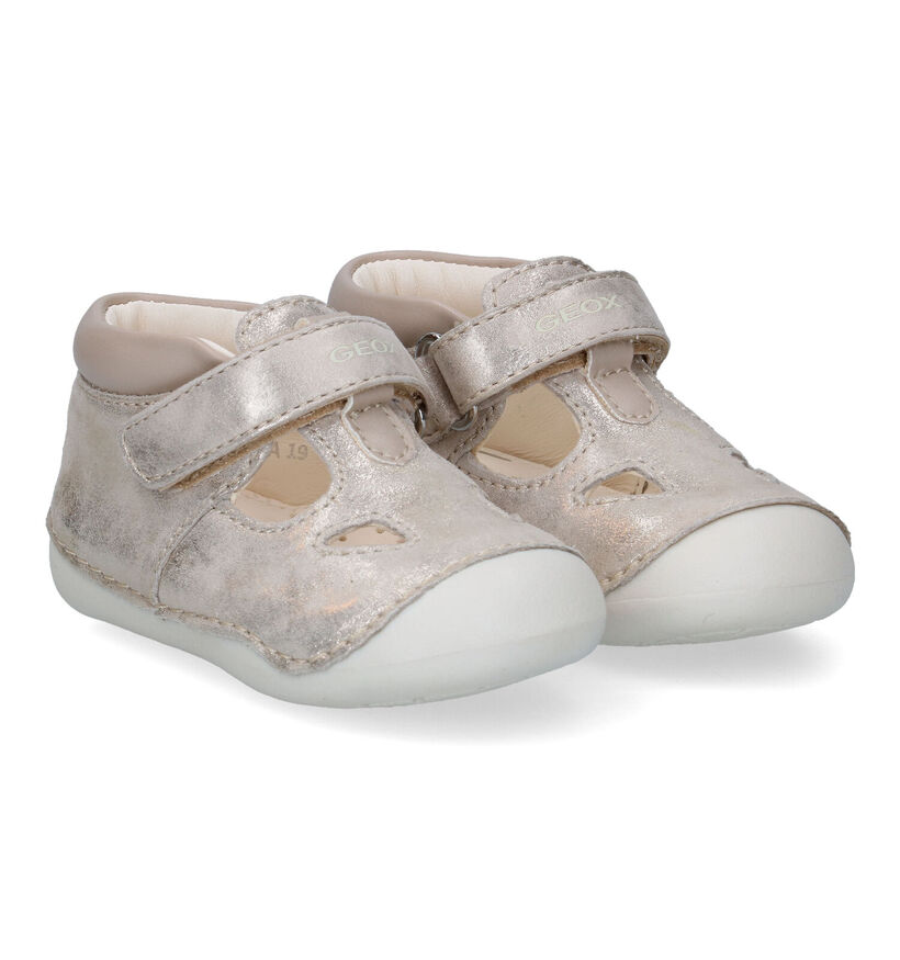 Geox Tutim Sandales pour bébé en Or pour filles (302615)