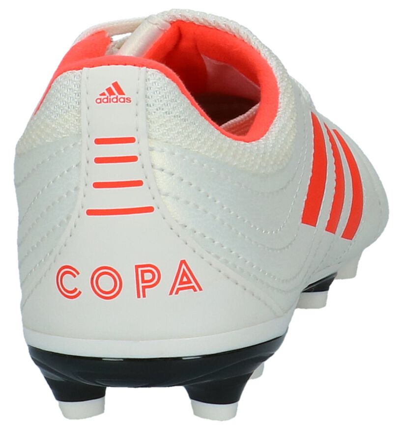 Metallic Ecru/Oranje Voetbalschoenen adidas Copa 19.3 FG in kunstleer (236096)