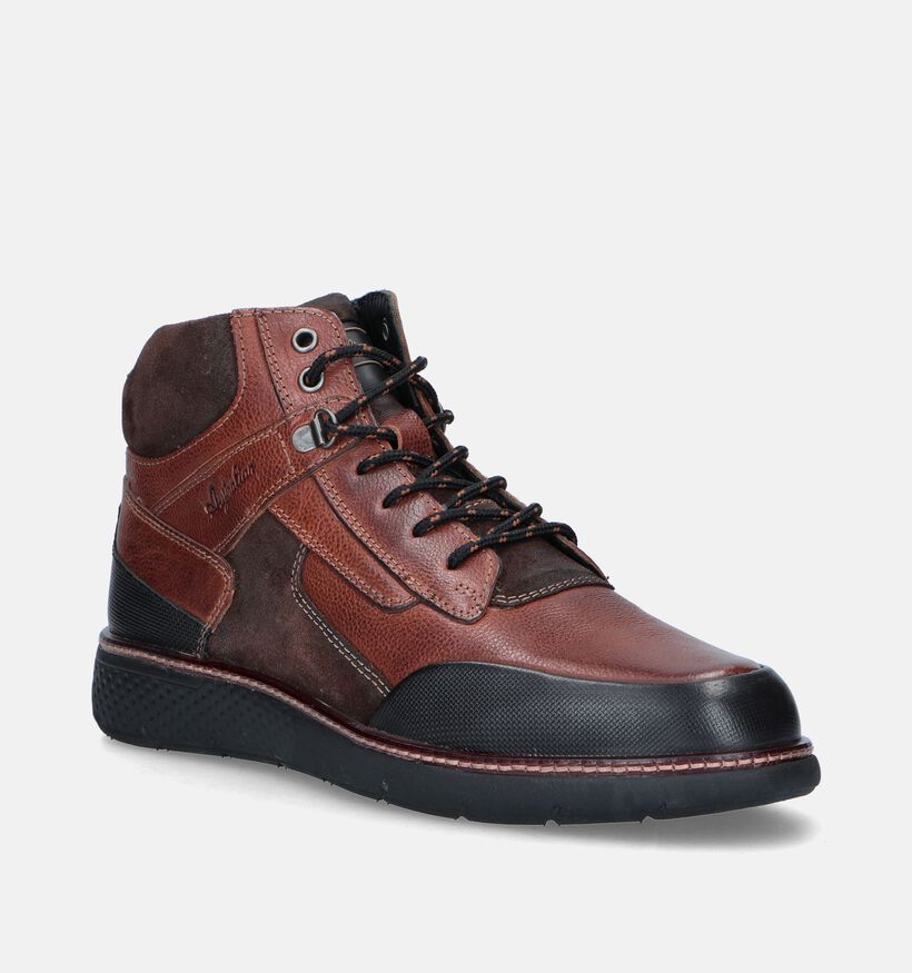 Australian Bezos Cognac Boots voor heren (346958) - geschikt voor steunzolen