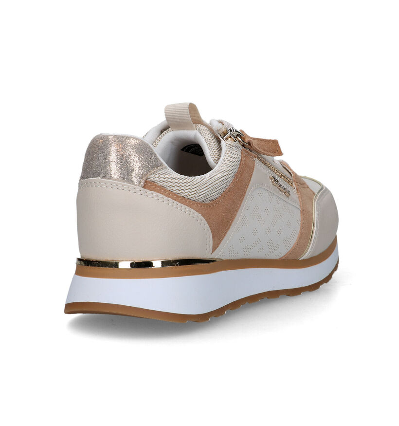 Tamaris Beige Sneakers voor dames (320533) - geschikt voor steunzolen