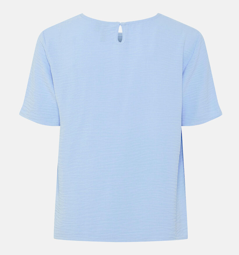 Pieces Anna Blauwe T-shirt voor dames (351096)