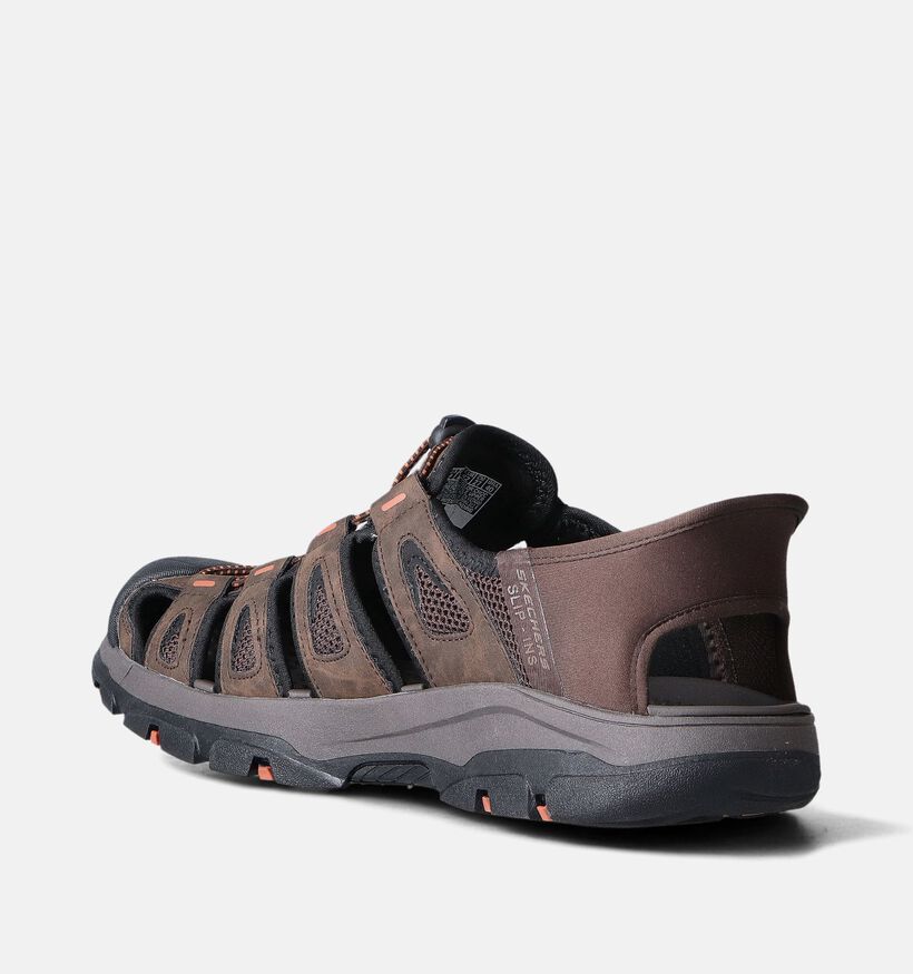 Skechers Slip-ins Relaxed Fit Tresmen Bruine Sandalen voor heren (354587)