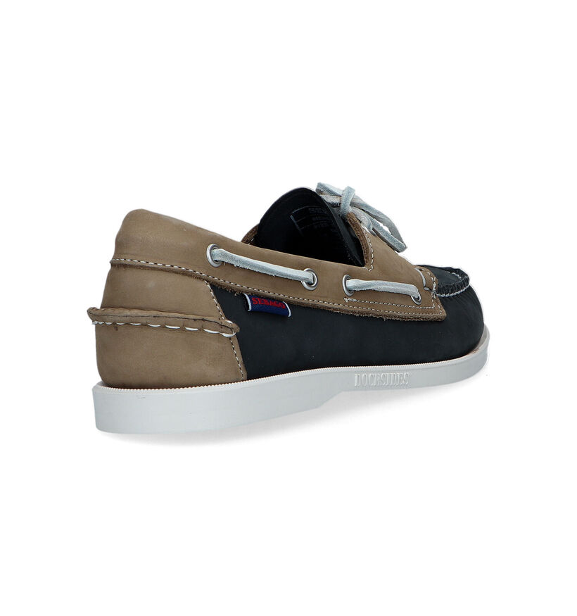Sebago Dockside Portland Spinnaker Chaussures bateau en Bleu pour hommes (336835)