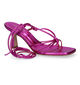 Signatur Sandales à talons en Fuchsia pour femmes (308656)