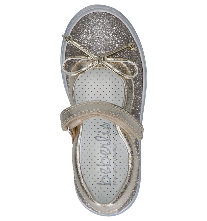 Beberlis Ballerines en Or en textile (271442)