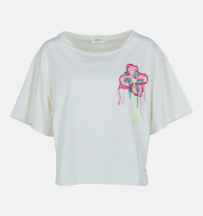 Orfeo Maude Ecru T-shirt voor dames (358551)