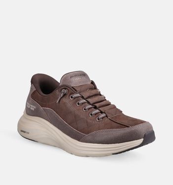 Skechers Memory Foam Low Baskets Cognac/Marron