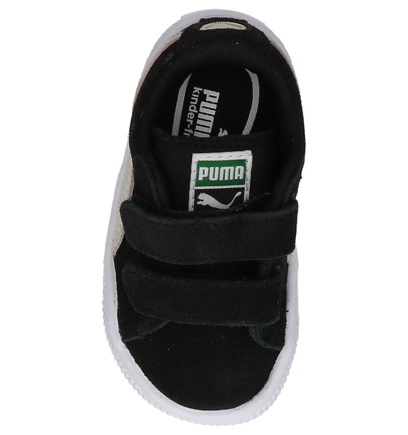 Blauwe Babysneakers Puma Suede Straps in leer (209914)