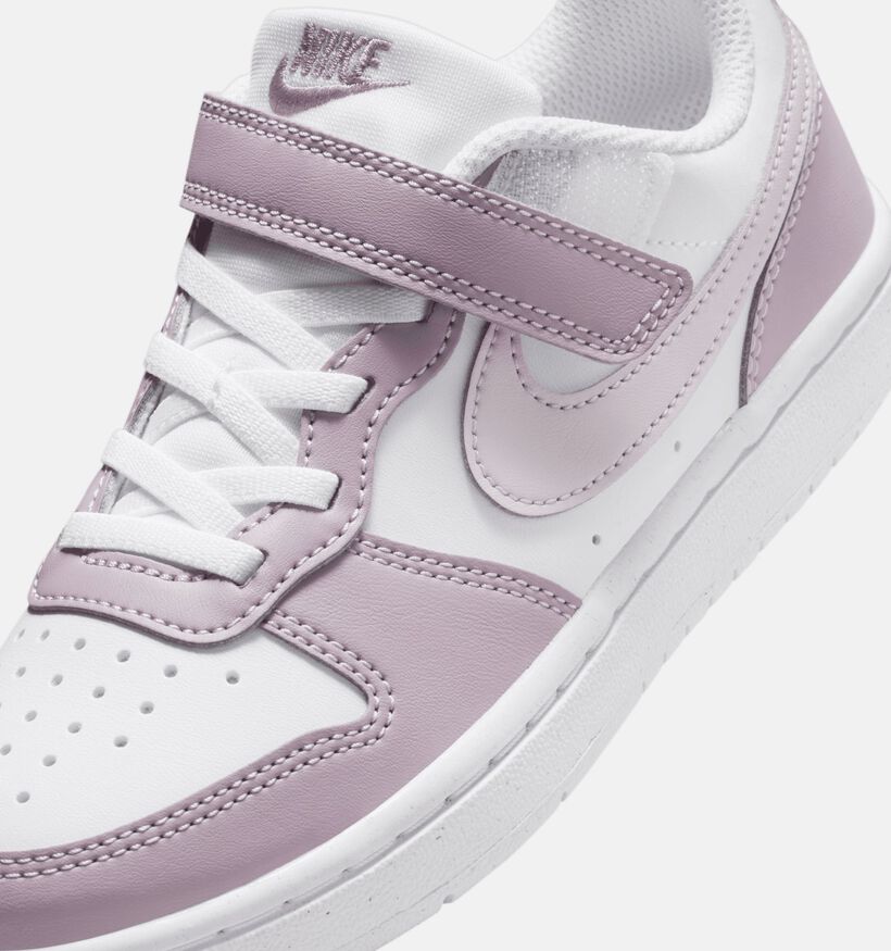 Nike Court Borough Low Baskets basses en Lila pour filles (376155)