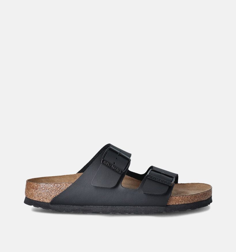Birkenstock Arizona Soft Footbed Zwarte Slippers voor dames (350915)