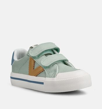 Victoria Sneakers Blauw/Roze/Groen