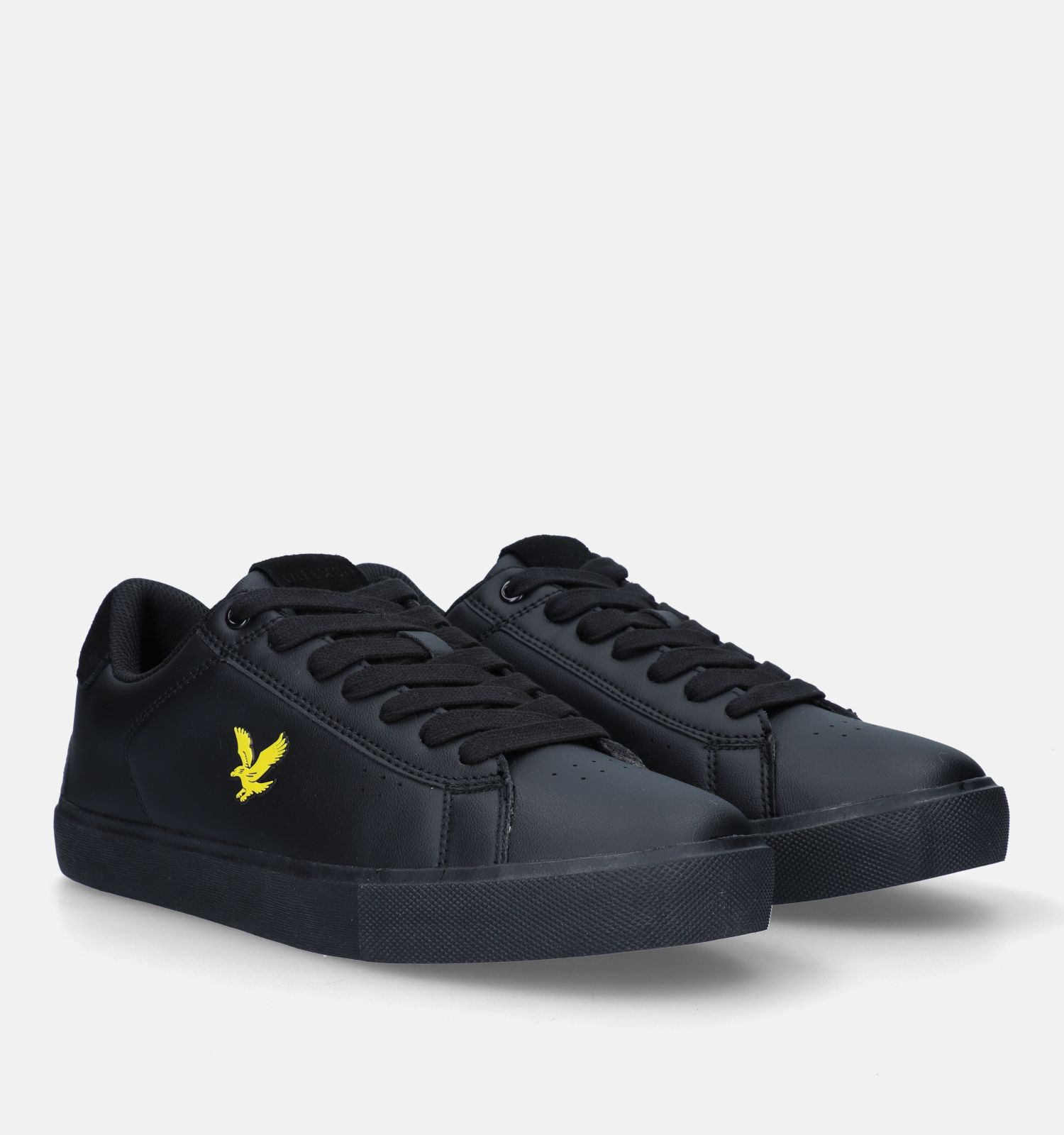 Lyle Scott Whitburn Zwarte Sneakers Heren Lage schoenen Online op TORFS.BE