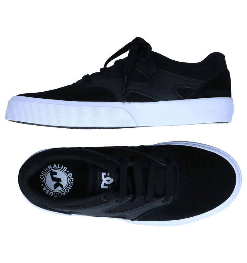 DC Shoes Kalis Vulc Baskets en Noir pour garçons (308539)