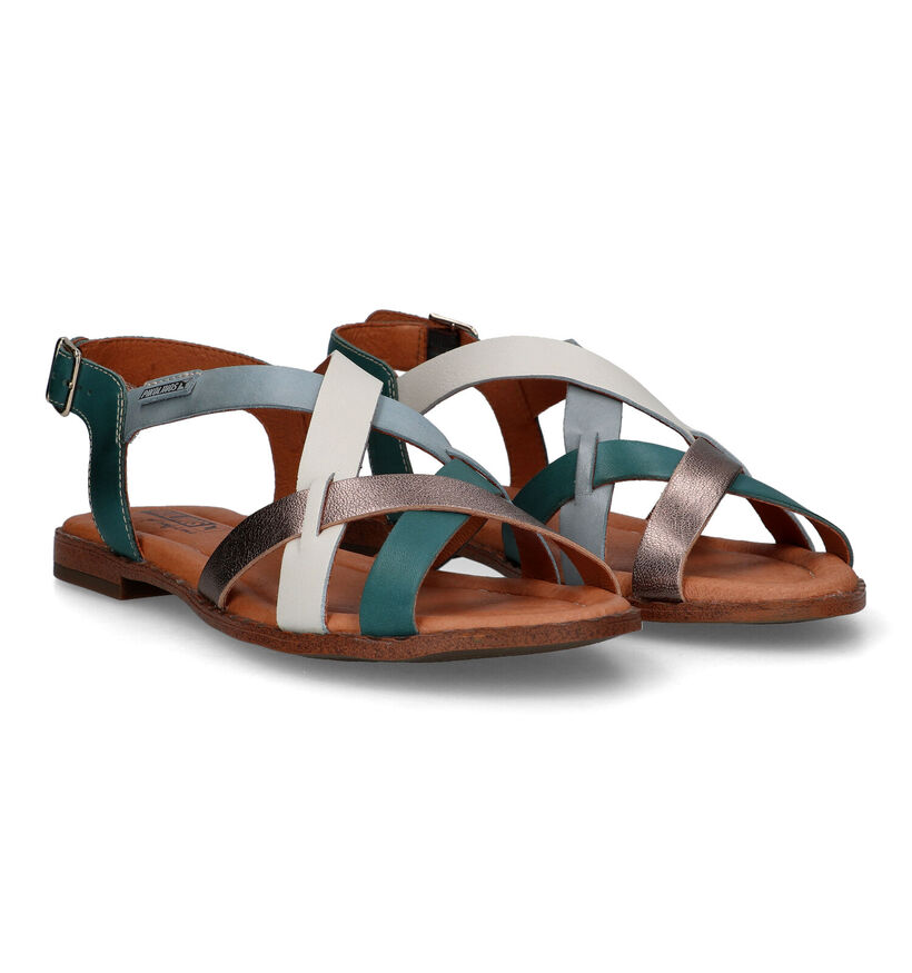 Pikolinos Algar Beige Platte sandalen voor dames (339572)