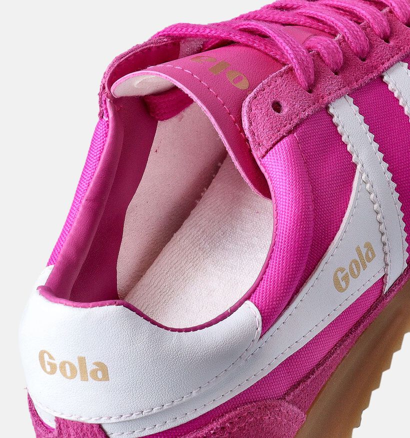 Gola Tornado CLB623 Baskets en Fuchsia pour femmes (351175) - pour semelles orthopédiques