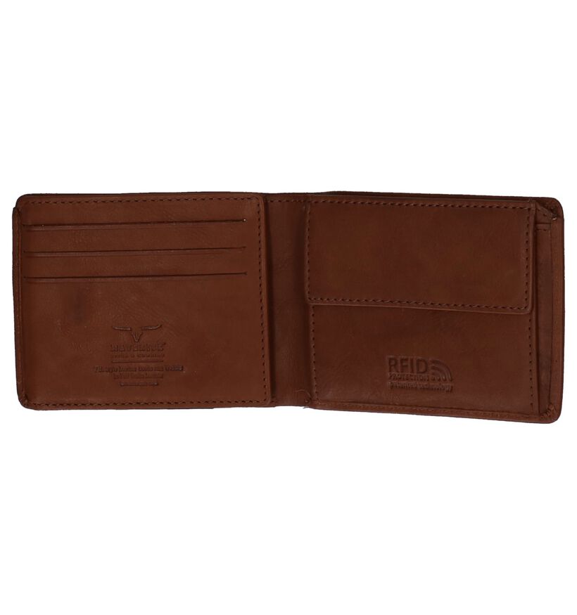 Maverick Portefeuille en Brun en cuir (301660)