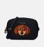 Laurent David Teckel Zwarte Crossbody Tas in kunstleer (333202)