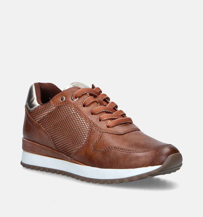 Marco Tozzi Cognac Sneakers voor dames (345035) - geschikt voor steunzolen