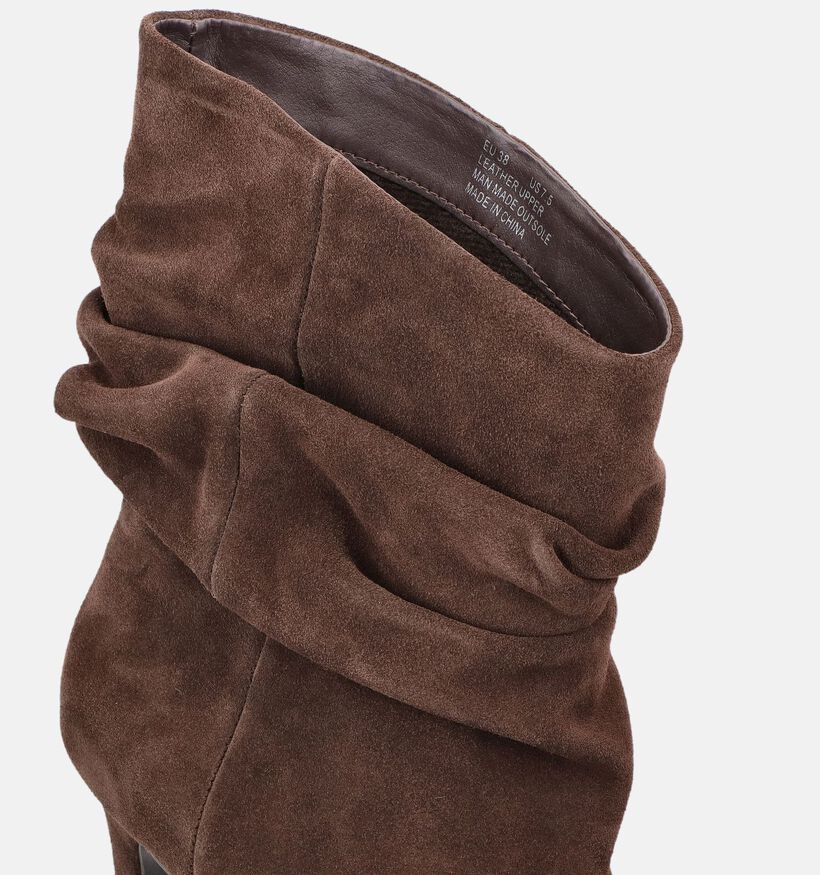 Poelman Bottes en Marron pour femmes (384348)