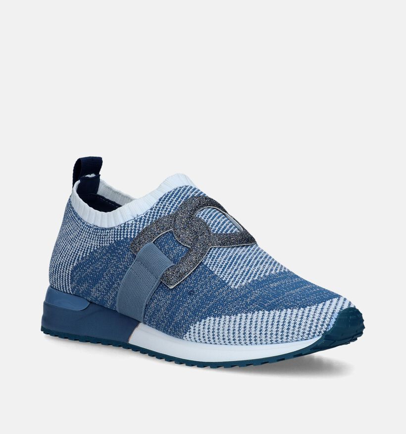 La Strada Blauwe Sneakers voor dames (337442) - geschikt voor steunzolen