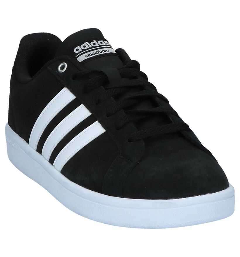 Zwarte Sneakers adidas Advantage in daim (221620)