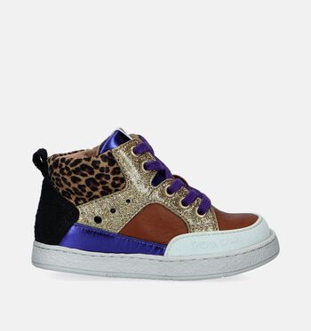 Pom d'Api Babyschoenen Cognac/Roze