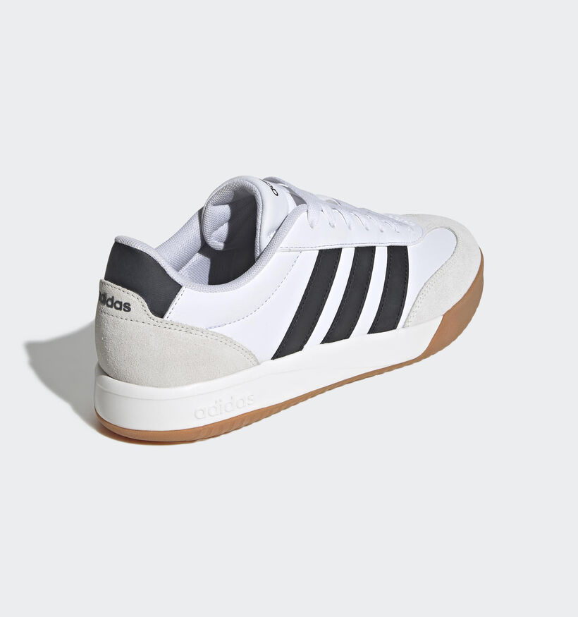 adidas VL Court FC Witte/Zwarte Sneakers voor heren (366732) - geschikt voor steunzolen