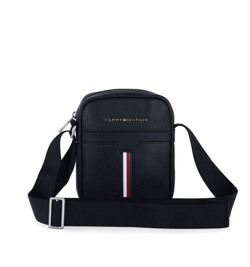 Tommy Hilfiger Downtown Zwarte Crossbody Tas in kunstleer (303860)