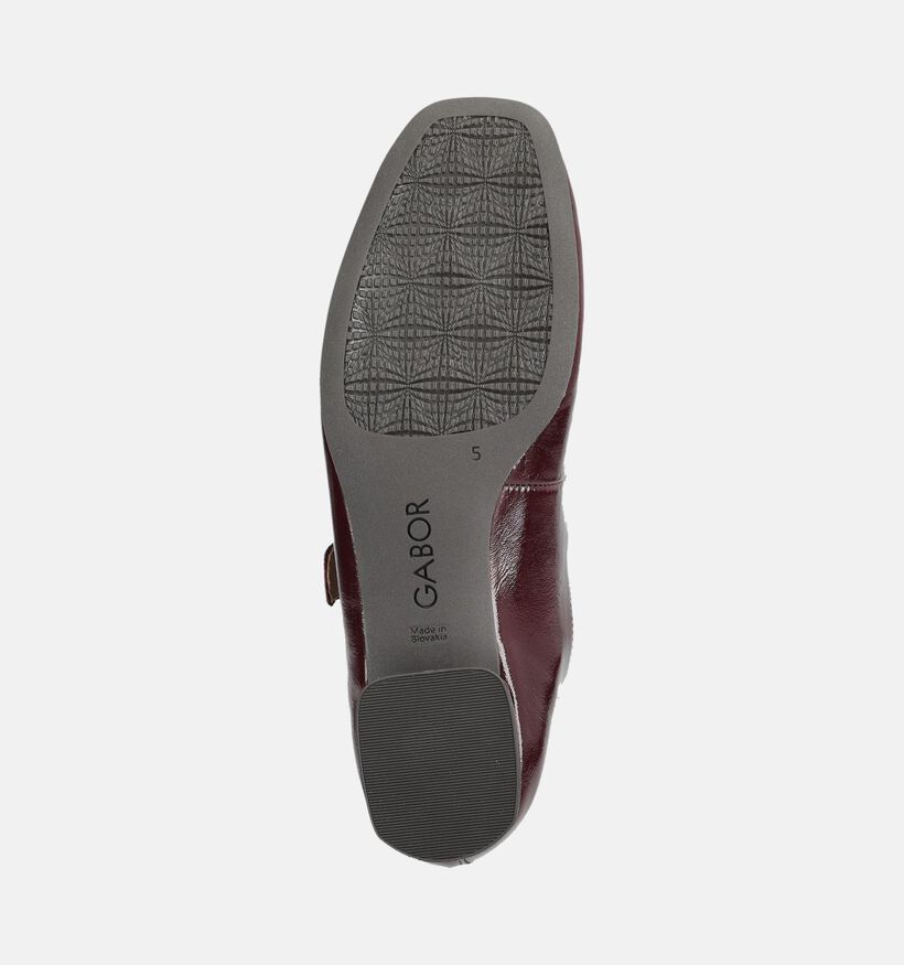 Gabor Comfort Bordeaux Pumps met Bandje voor dames (376959)